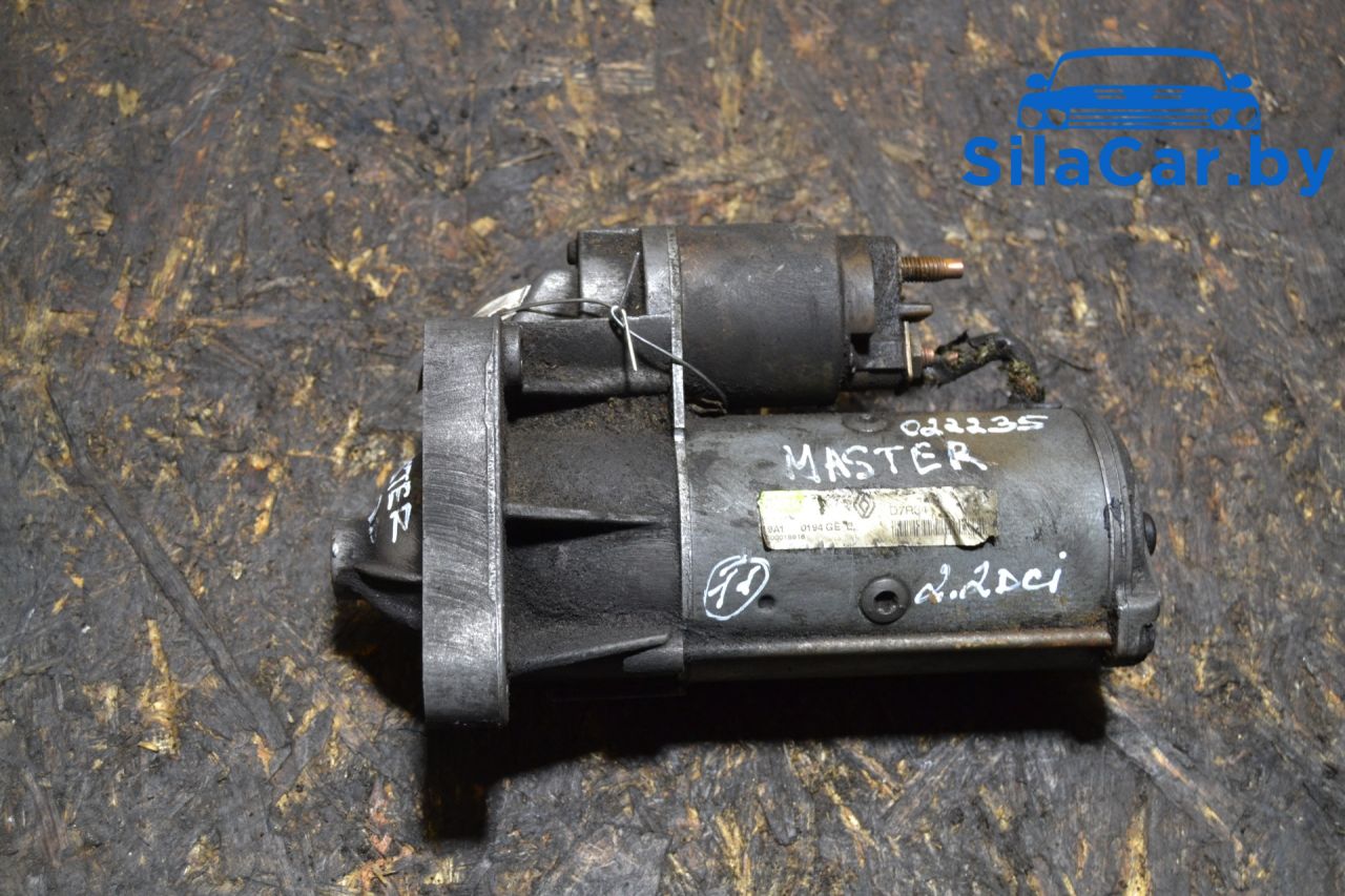 стартер Renault Master 2 поколение 2002, 2.2 л., дизель, D7R34 - фото №1