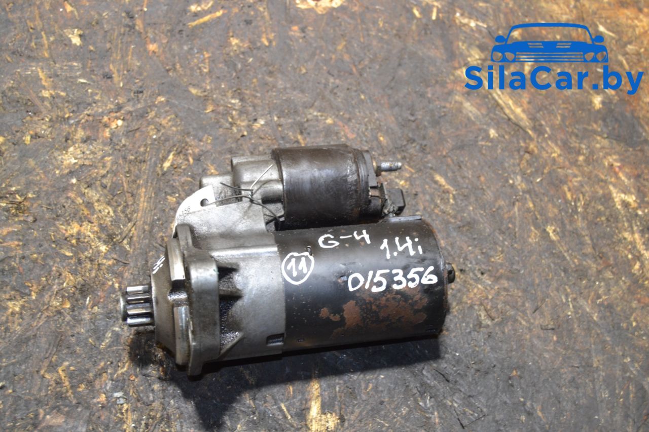 стартер Volkswagen Golf 4 поколение (1997 - 2006), 1.4 л., бензин, МКПП - фото №1