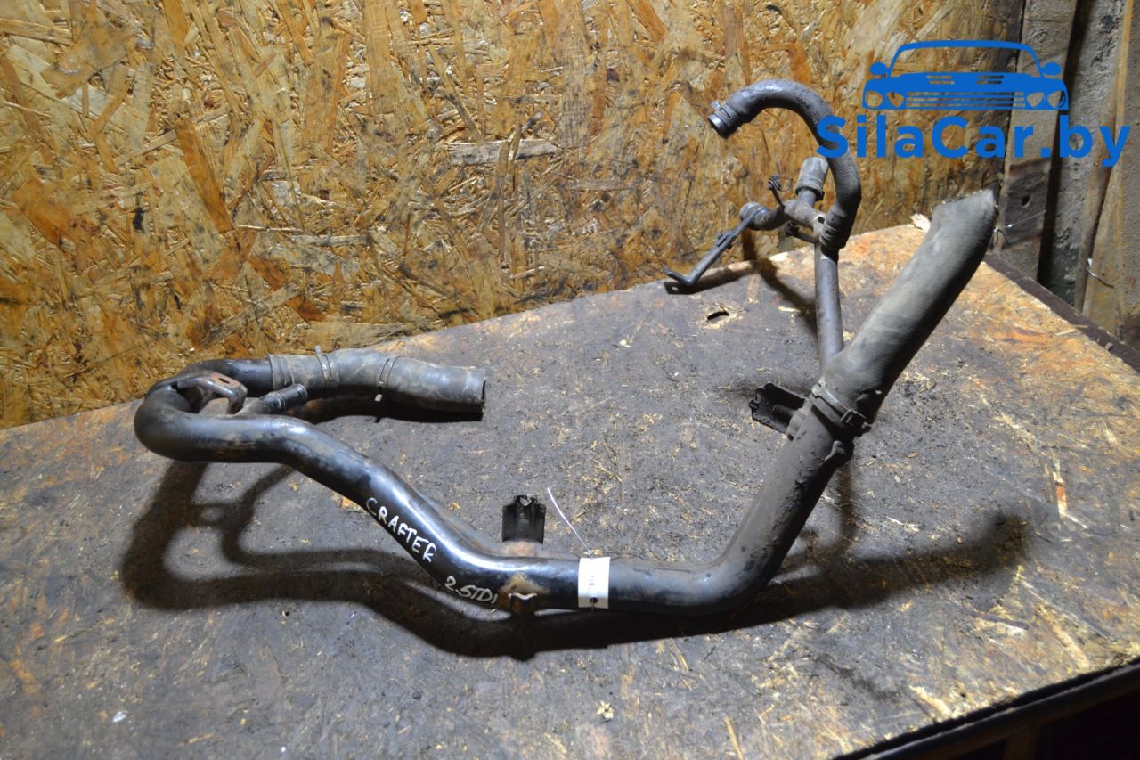 трубка охлаждающей жидкости Volkswagen Crafter 1 поколение 2009, 2.5 л., BJK, дизель, МКПП - фото №1