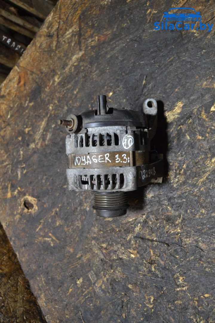 генератор Chrysler Voyager 4 поколение (2001 - 2004), 3.3 л., бензин, АКПП, 04868430AB - фото №1