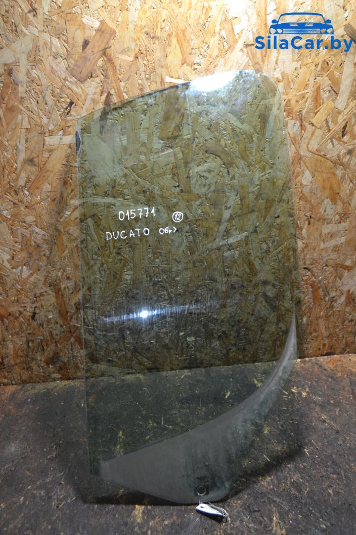 стекло двери передней левой Fiat Ducato 3 поколение (2006 - 2014) - фото №1