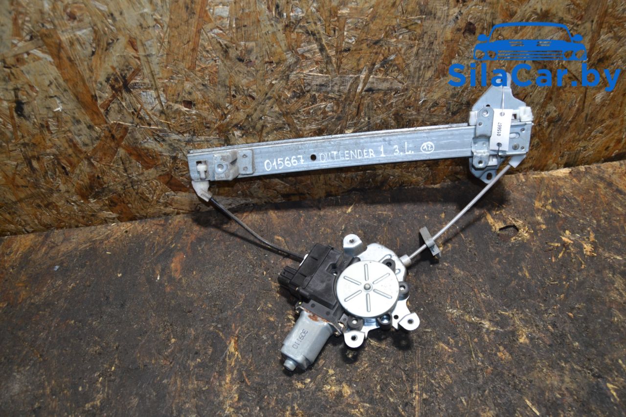 стеклоподъемник электрический задний левый Mitsubishi Outlander 1 поколение 2004 - фото №1