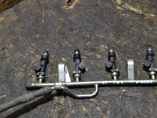 форсунка Opel Astra H (2004 - 2007), 1.6 л., бензин, МКПП, 25343299