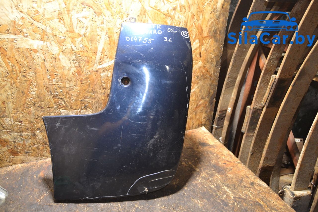 клык бампера задний левый Renault Trafic 2 поколение 2001, 1.9 л., дизель, 7700313231 - фото №1