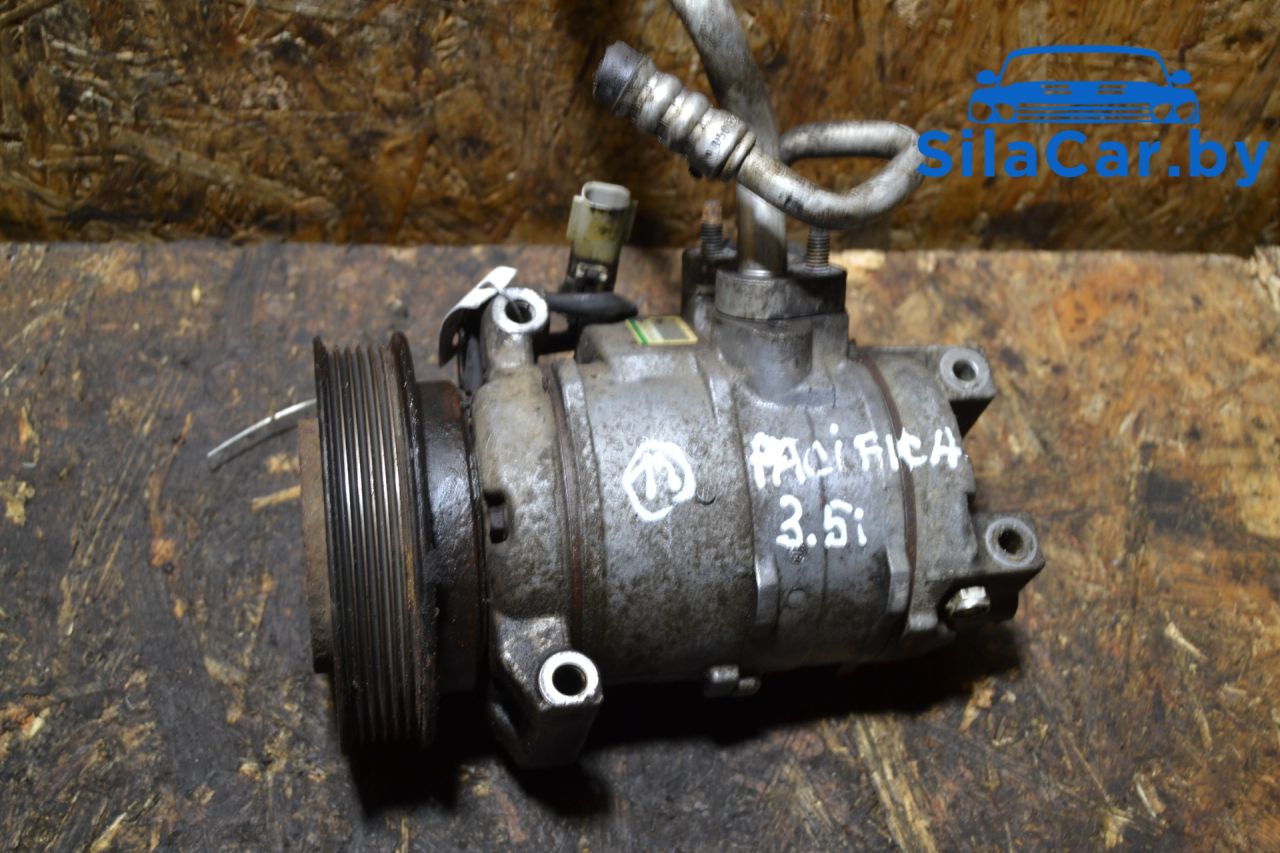 компрессор кондиционера Chrysler Pacifica 1 поколение 2007, 3.5 л., бензин, MC4472204685 - фото №1