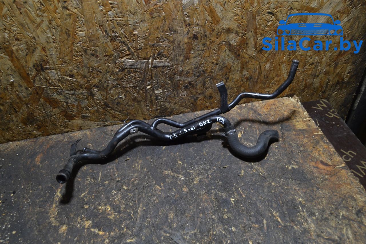 трубка охлаждающей жидкости Volkswagen Transporter T5 2007, 2.5 л., AXE, дизель, 7H0121065Q - фото №1