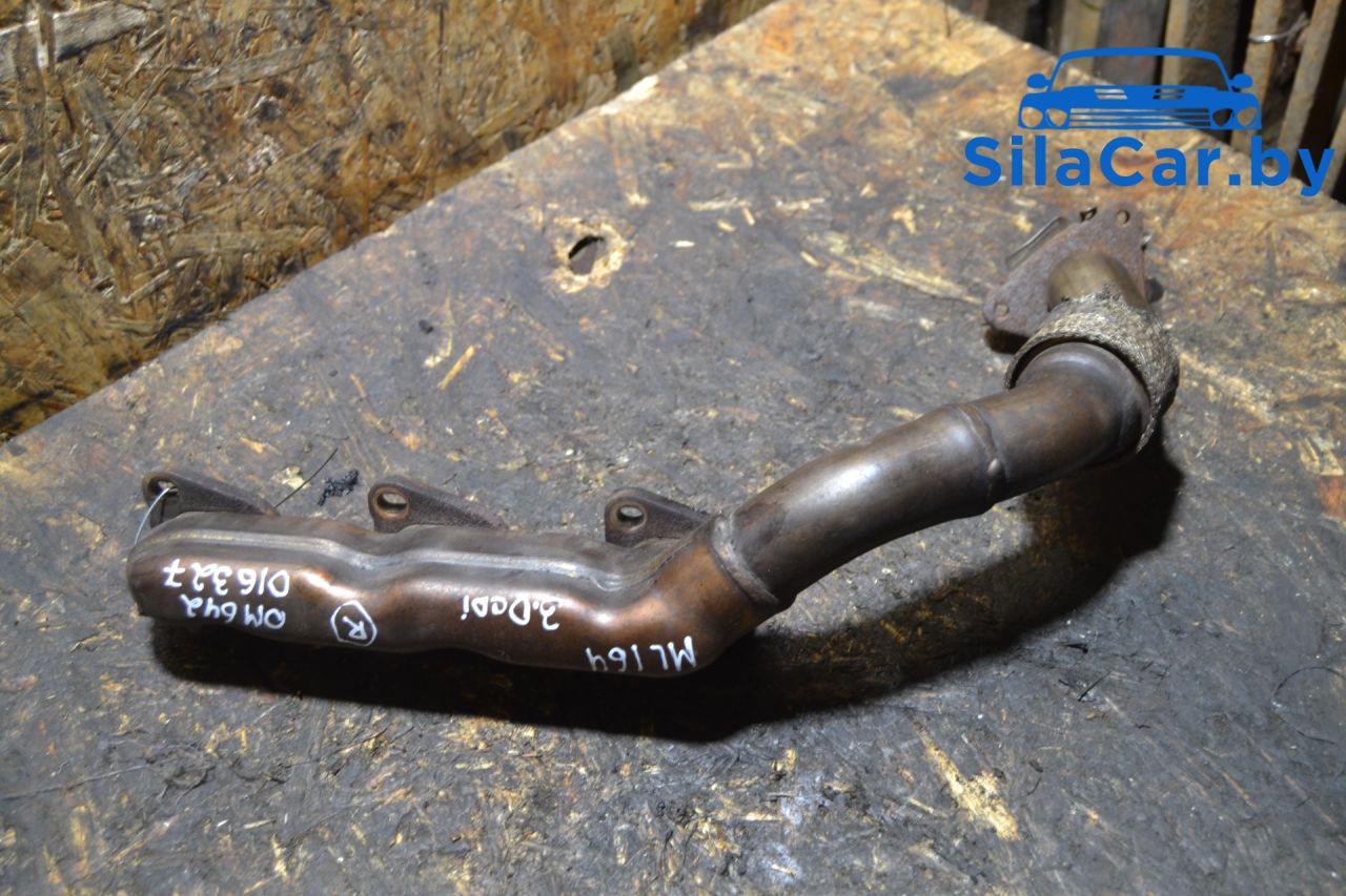 коллектор выпускной Mercedes-Benz M-Класс W164 (2005 - 2008), 3.0 л., CDi, OM 642.940, дизель, АКПП, A6421400661 - фото №1