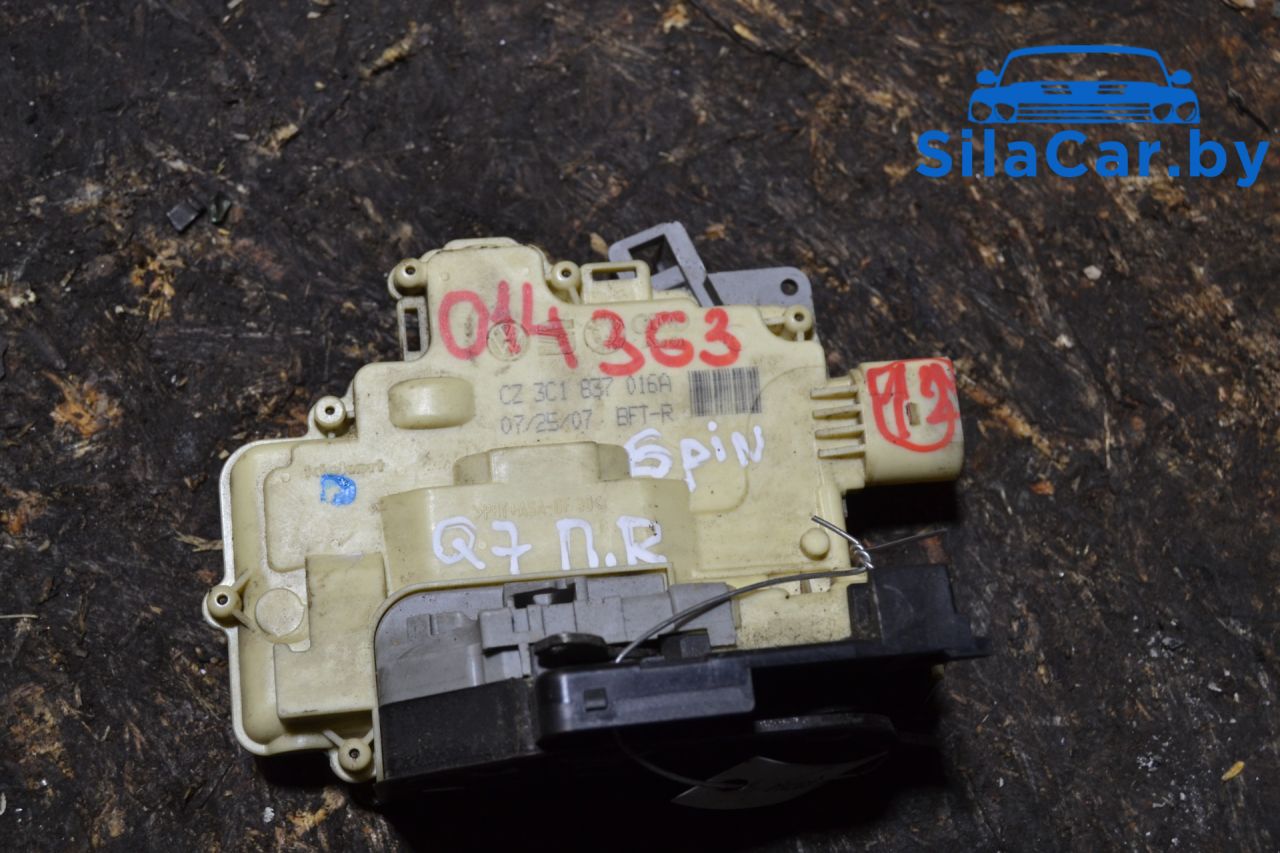 замок двери передней правой Audi Q7 4L 2008, 3.0 л., дизель, 3C1837016A - фото №1