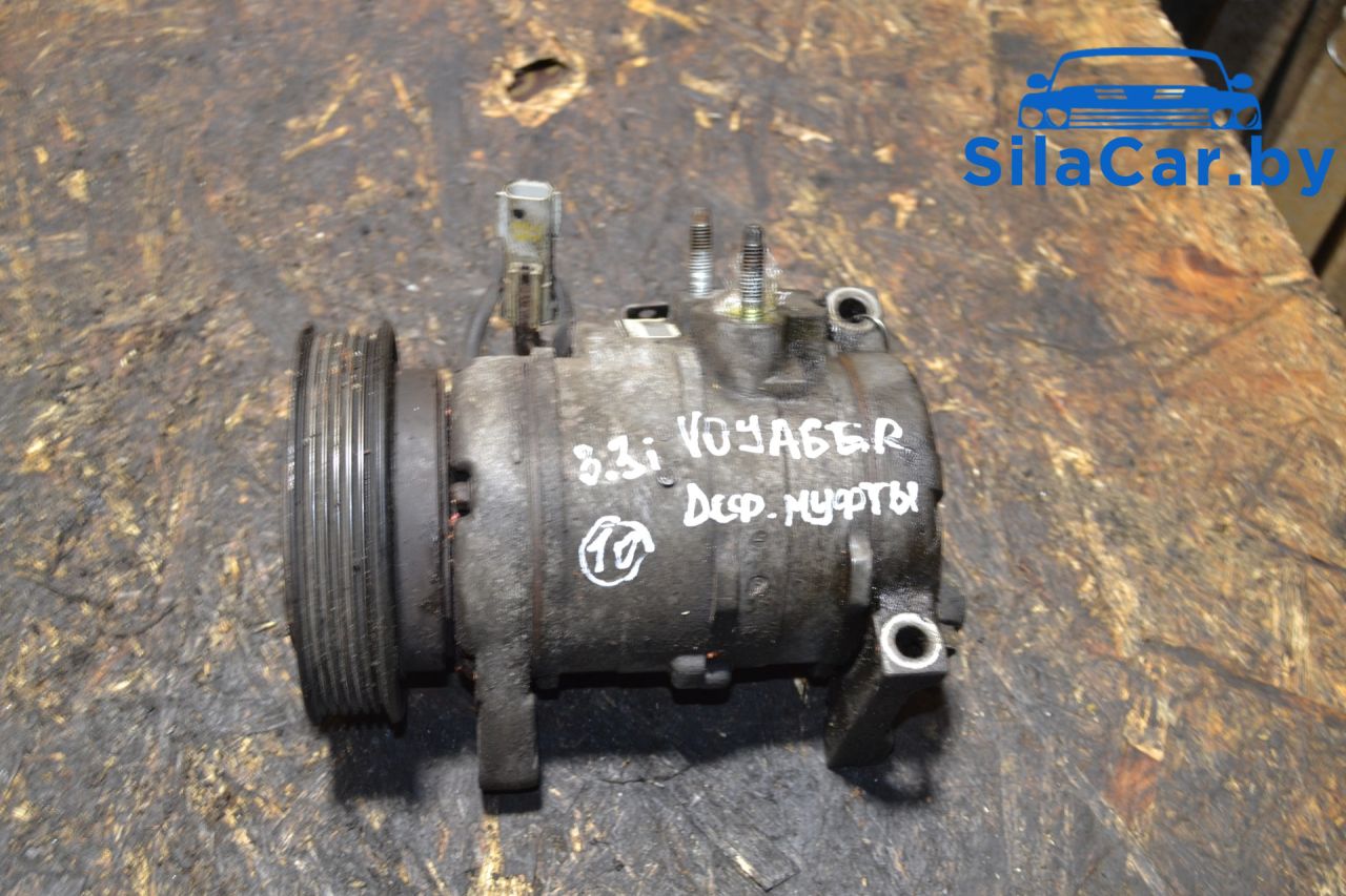 компрессор кондиционера Chrysler Voyager 4 поколение (2001 - 2004), 3.3 л., бензин, АКПП, 4472205862 - фото №1