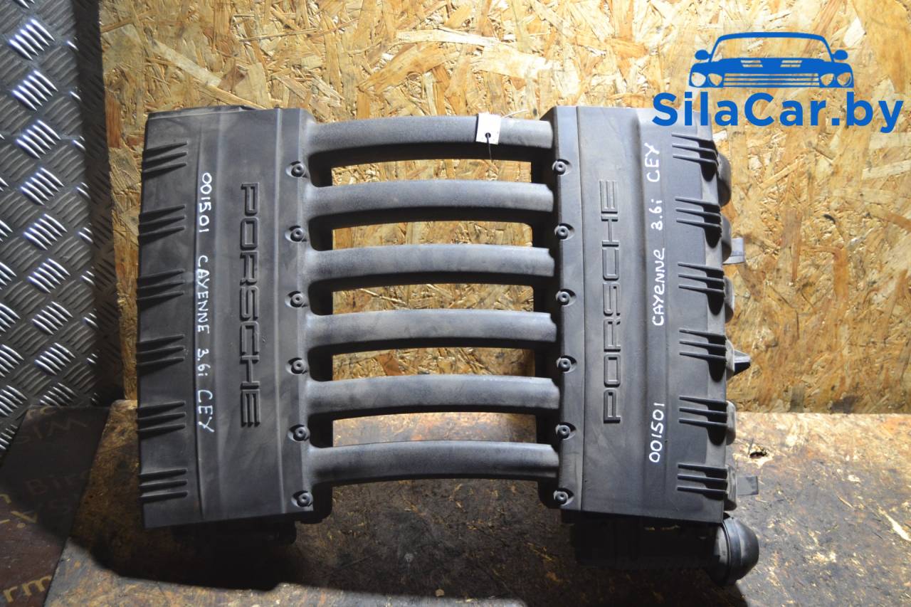 коллектор впускной Porsche Cayenne 958 2014, 3.6 л., бензин, 03H133201AB, 03H133185M - фото №1