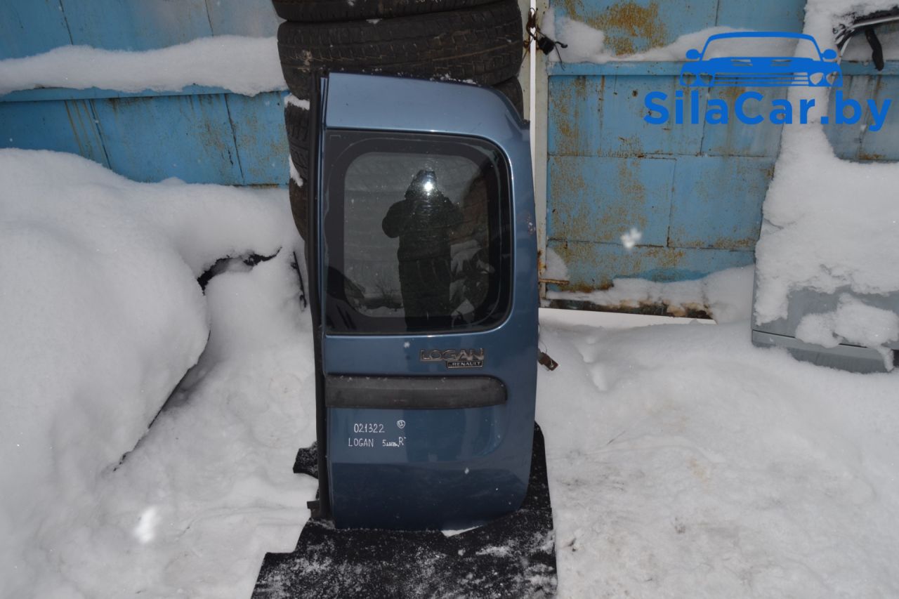 дверь задняя распашная правая Dacia Logan 1 поколение 2005, универсал - фото №1