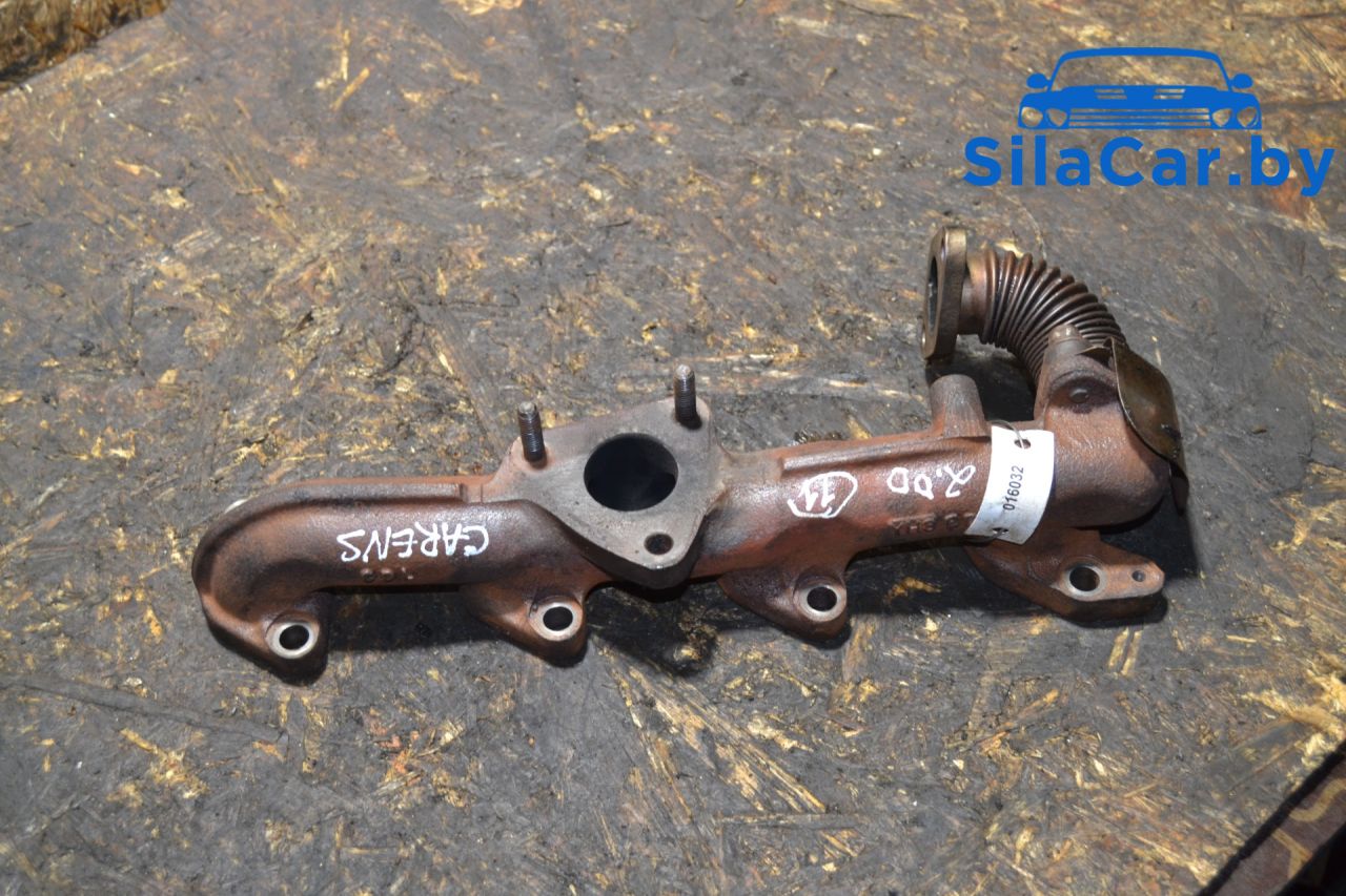 коллектор выпускной Kia Carens 2 поколение (2002 - 2006), 2.0 л., CRDi, D4EA, дизель - фото №1