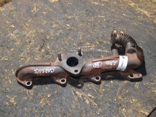 коллектор выпускной Kia Carens 2 поколение (2002 - 2006), 2.0 л., CRDi, D4EA, дизель