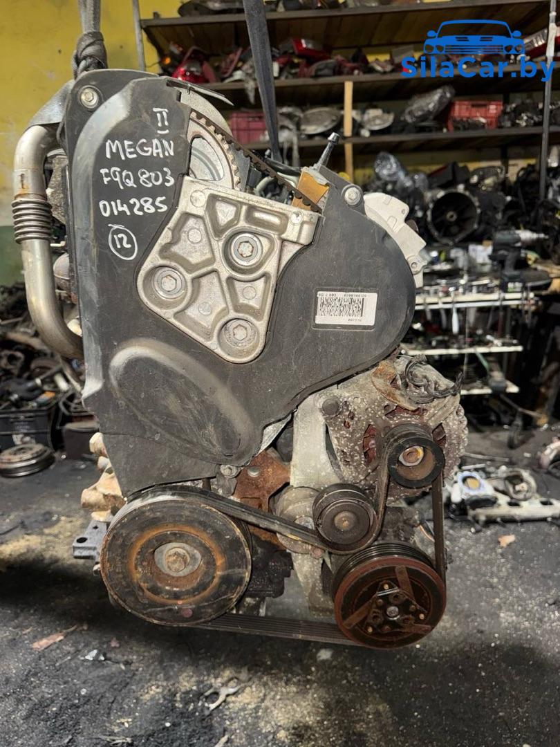 двигатель Renault Megane 2 поколение (2002 - 2006), 1.9 л., DCi, F9Q 803, дизель, АКПП, F9Q803 - фото №1