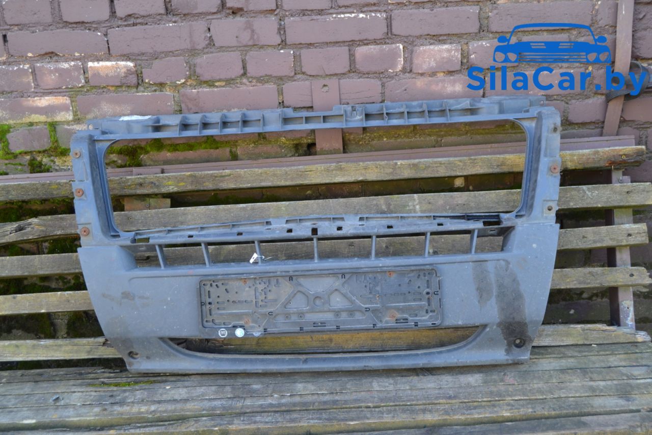 бампер передний Fiat Ducato 3 поколение (2006 - 2014), 1305760070 - фото №1