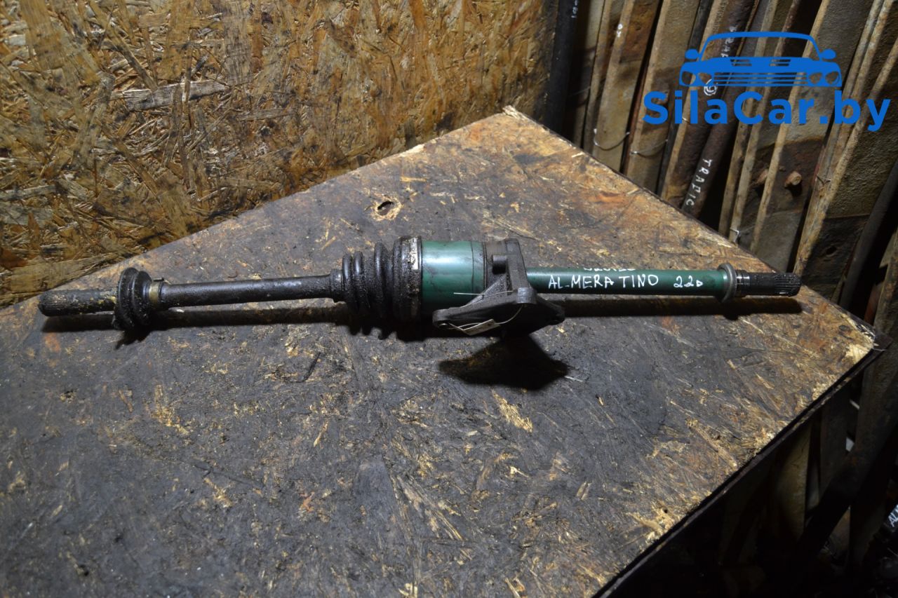 полуось передняя правая (приводной вал, ШРУС) Nissan Almera Tino V10 (2000 - 2003), 2.2 л., YD22D, дизель, МКПП - фото №1