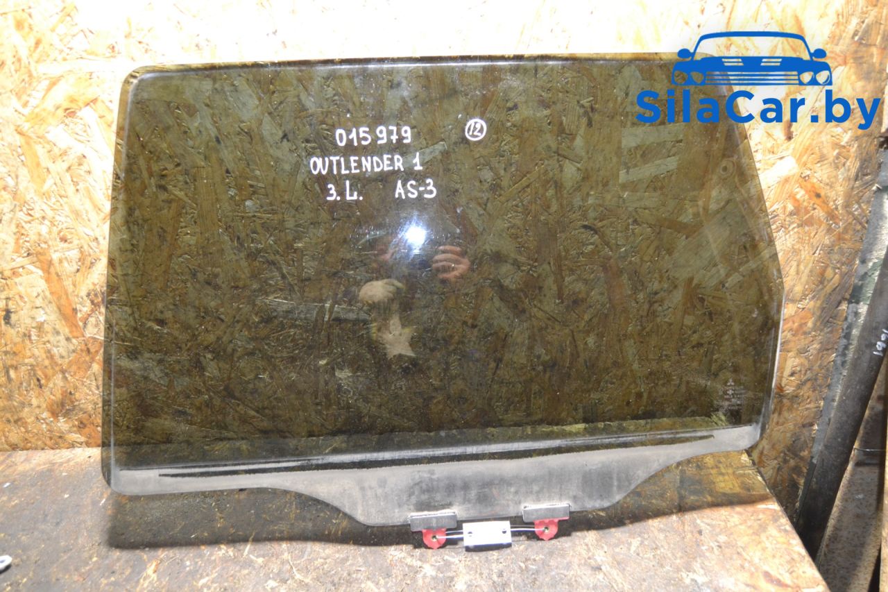 стекло двери задней левой Mitsubishi Outlander 1 поколение 2004 - фото №1