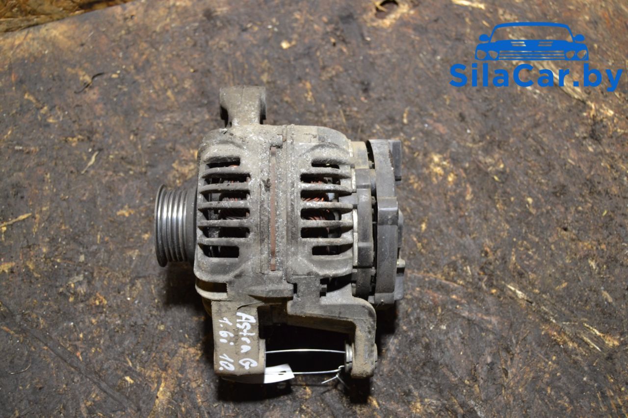 генератор Opel Astra G (1998 - 2009), 1.6 л., бензин, МКПП, 0124415002 - фото №1