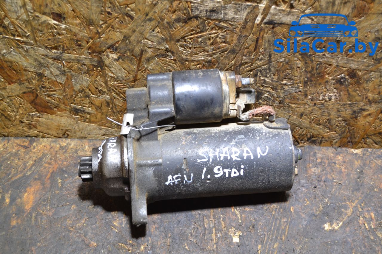 стартер Volkswagen Sharan 1 поколение 1998, 1.9 л., дизель - фото №1