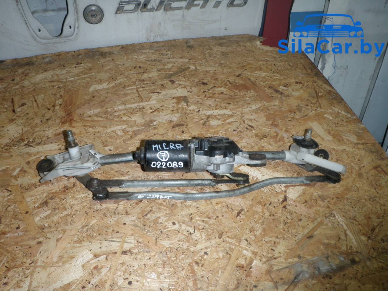 механизм стеклоочистителя (трапеция дворников) Nissan Micra 3 поколение (K12) 2004, 1.2 л., CR12DE, бензин, МКПП - фото №1