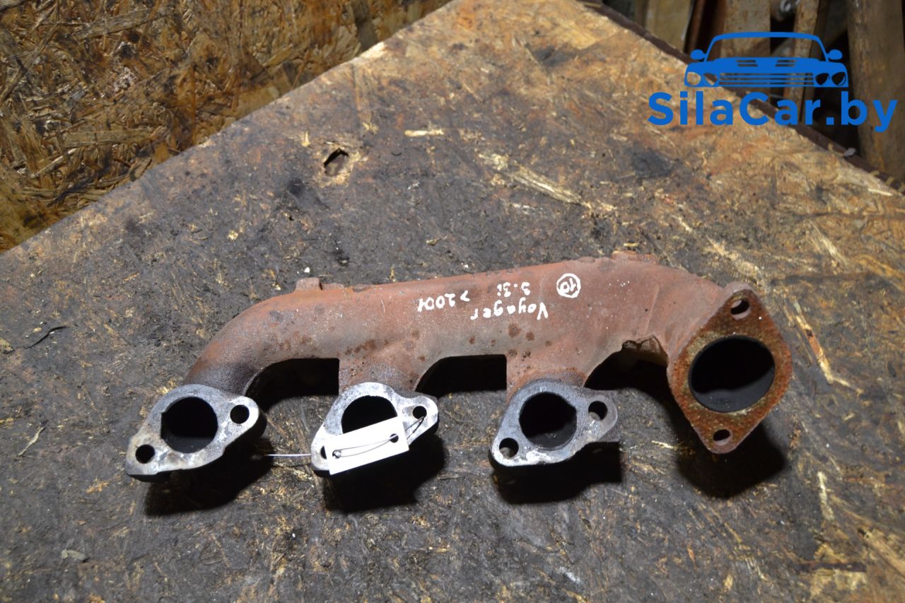 коллектор выпускной Chrysler Voyager 3 поколение (1995 - 2001), 3.3 л., бензин, АКПП - фото №1