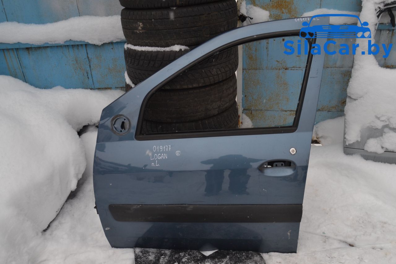 дверь передняя левая Dacia Logan 1 поколение 2005, универсал - фото №1