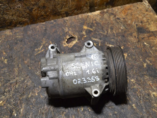 компрессор кондиционера Renault Megane 2 поколение (2002 - 2006), 1.6 л., бензин, МКПП, 8200470242