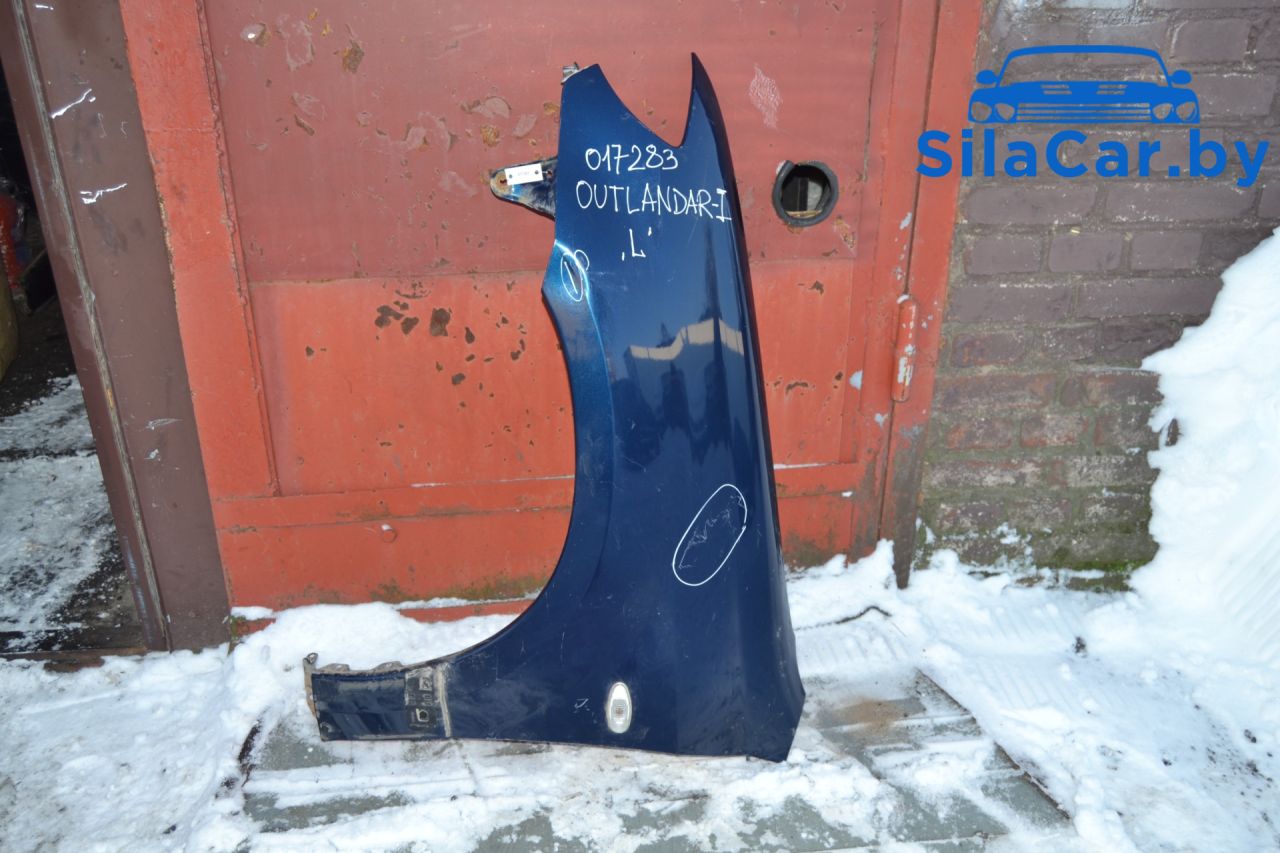 крыло переднее левое Mitsubishi Outlander 1 поколение 2004 - фото №1