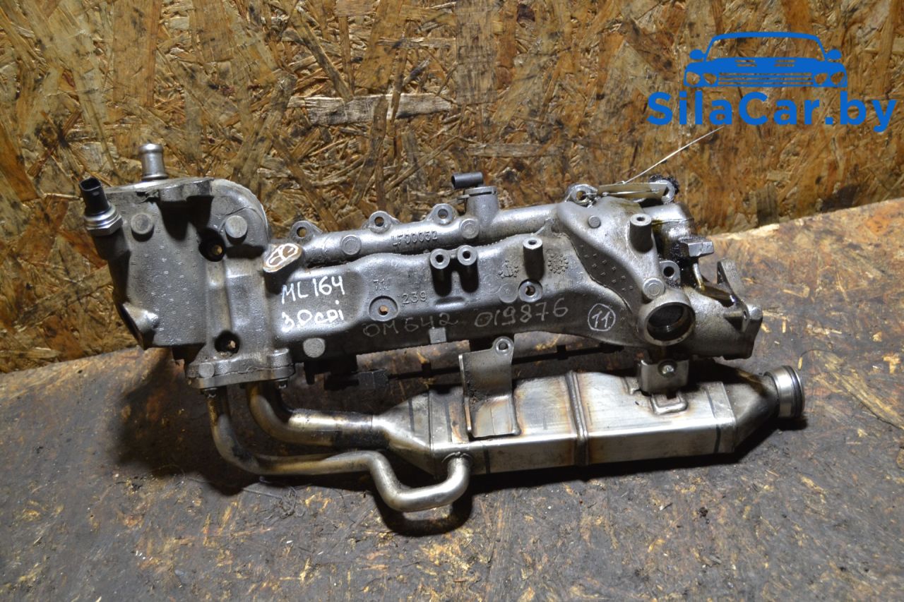 охладитель EGR / Радиатор EGR Mercedes-Benz M-Класс W164 (2005 - 2008), 3.0 л., CDi, OM 642.940, дизель, АКПП - фото №1