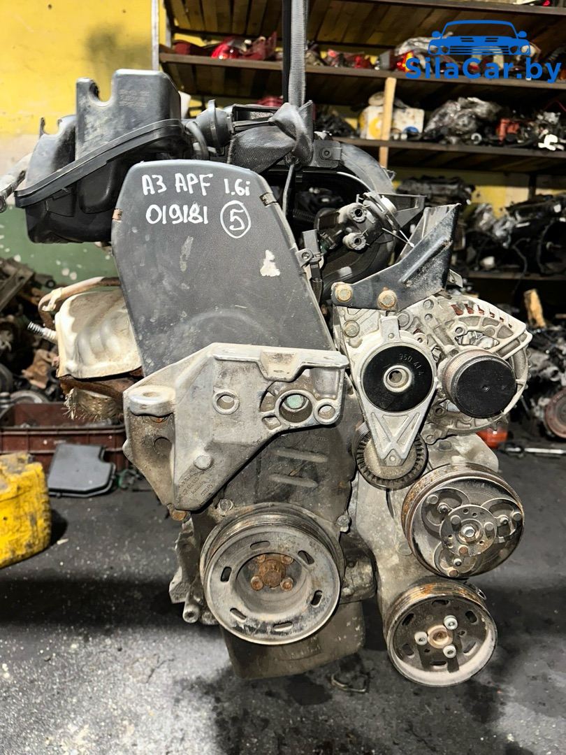 двигатель Volkswagen Golf 4 поколение (1997 - 2006), 1.6 л., APF, бензин, МКПП, APF - фото №1