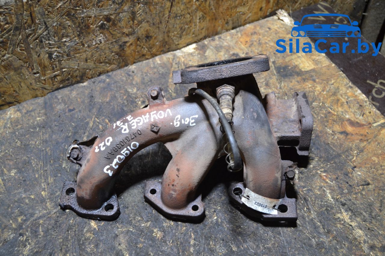 коллектор выпускной Chrysler Voyager 4 поколение (2001 - 2004), 3.8 л., бензин, АКПП, 04781039AA - фото №1