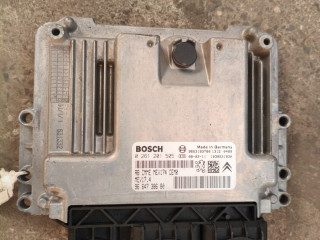 блок управления двигателем Peugeot 308 T7 (2007 - 2011), 1.4 л., бензин, 0261201505, 9664738680, 9663193780