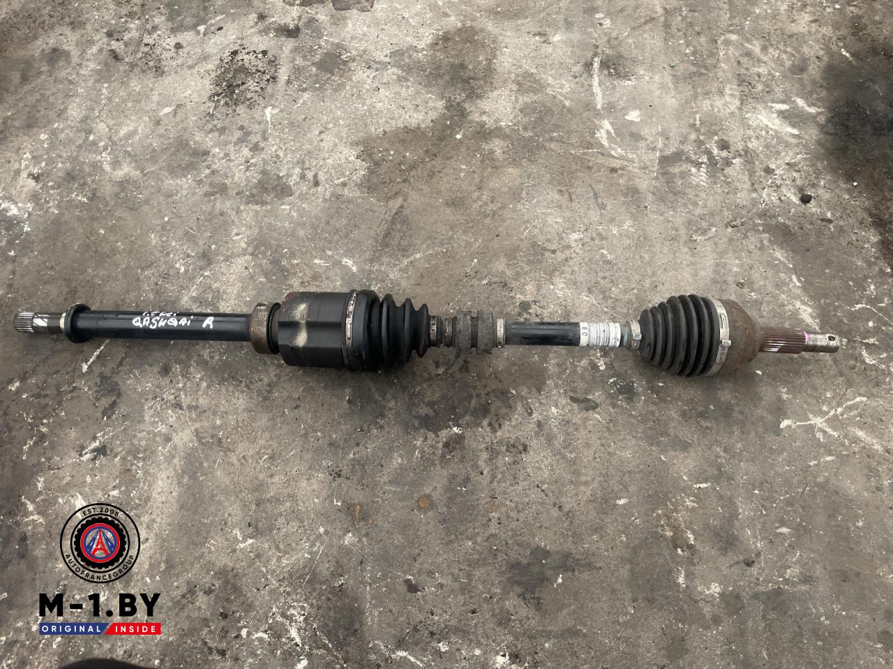 полуось передняя правая (приводной вал, ШРУС) Nissan Qashqai 1 поколение (2006 - 2010), 1.5 л., дизель - фото №1