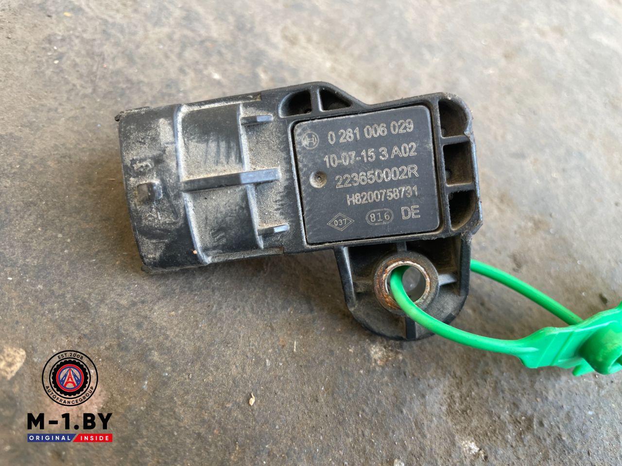 датчик абсолютного давления Renault Scenic 3 поколение (2009 - 2012), 1.4 л., бензин, 8200758731, 223650002R - фото №1