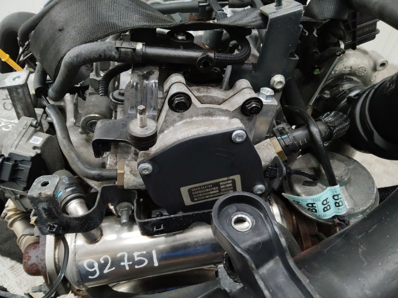 насос вакуумный Chevrolet Lacetti 1 поколение 2009, 2.0 л., Z 20 S1, дизель, МКПП, 96440320 - фото №1