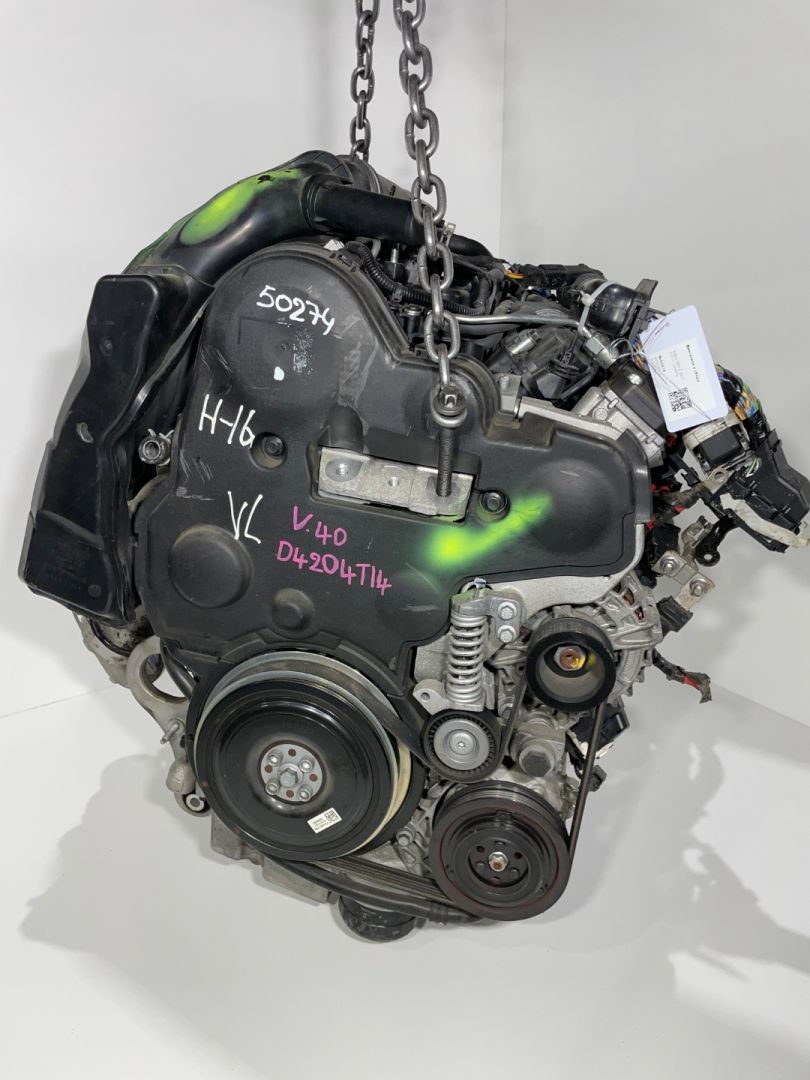 двигатель Volvo S90 2 поколение 2017, 2.0 л., дизель, D4204T14, D4204T5 - фото №1