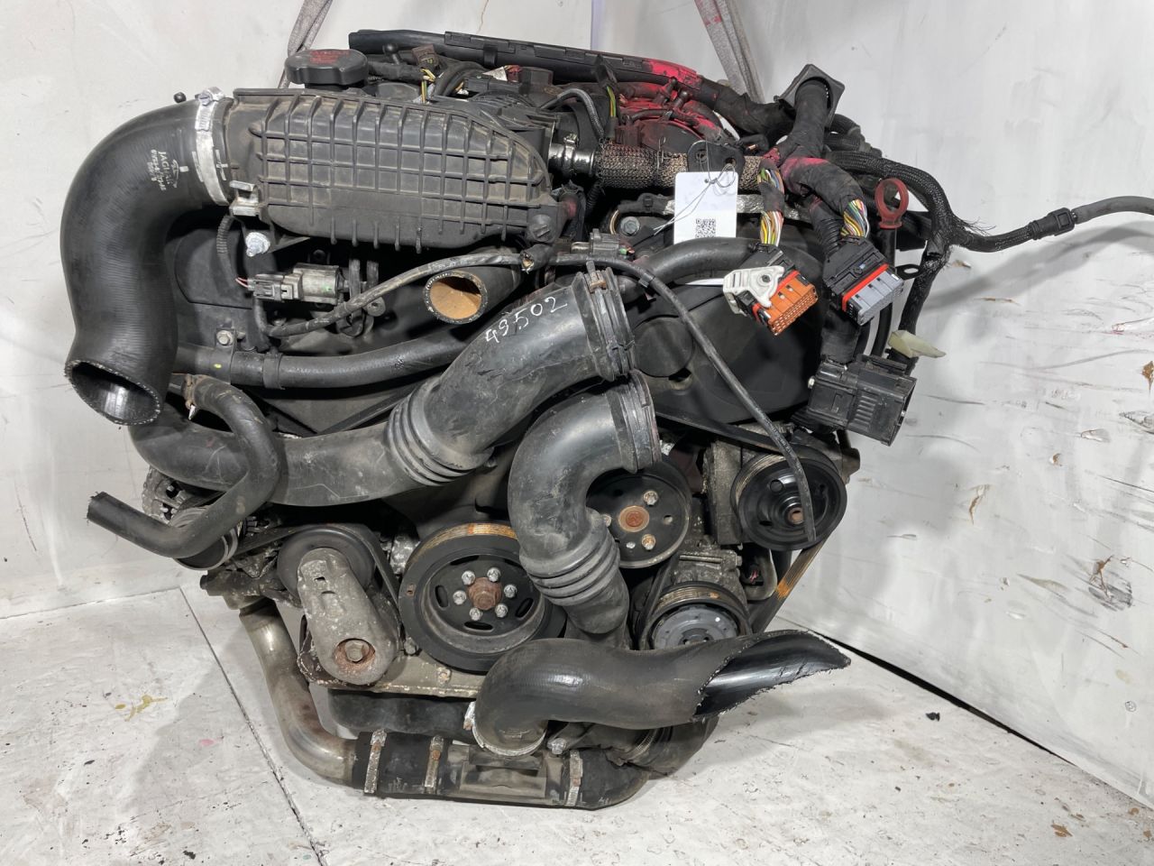 двигатель Land Rover Discovery 4 поколение 2010, 2.7 л., дизель, 276DT, AJD, ELD11 - фото №1