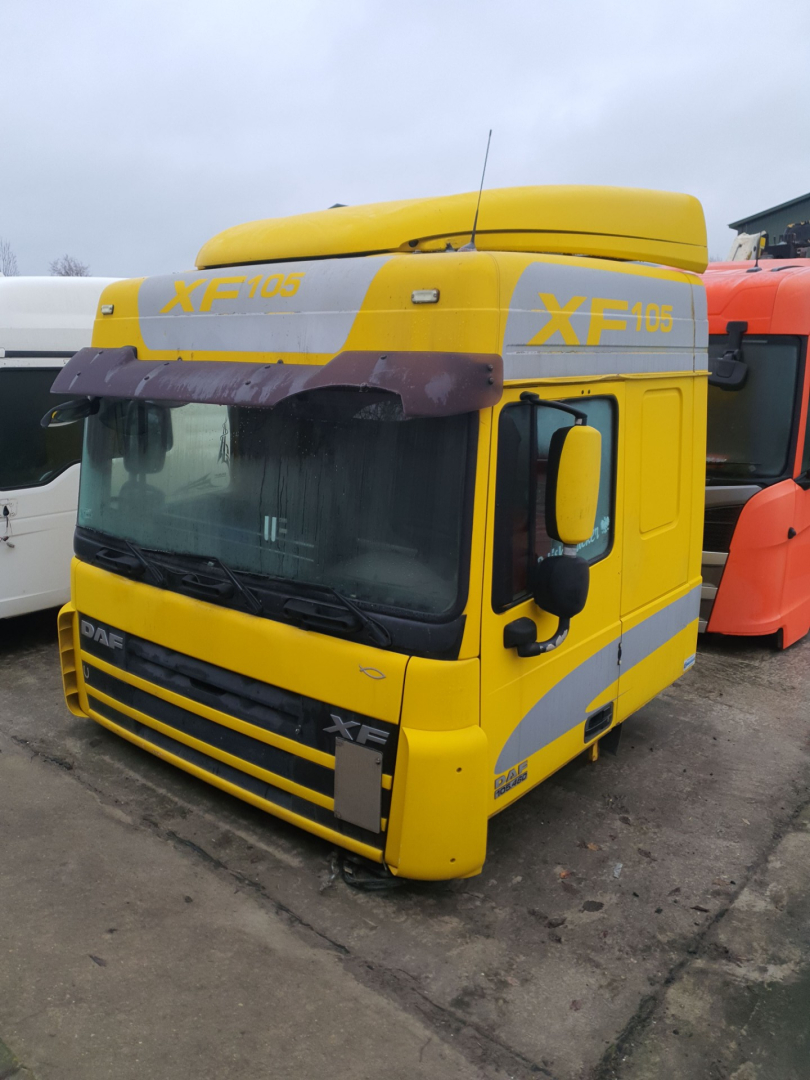 кабина DAF XF 105 1 поколение 2011, 12.9 л., MX 340, дизель, МКПП, желтый, грузовик, 1698130 - фото №1