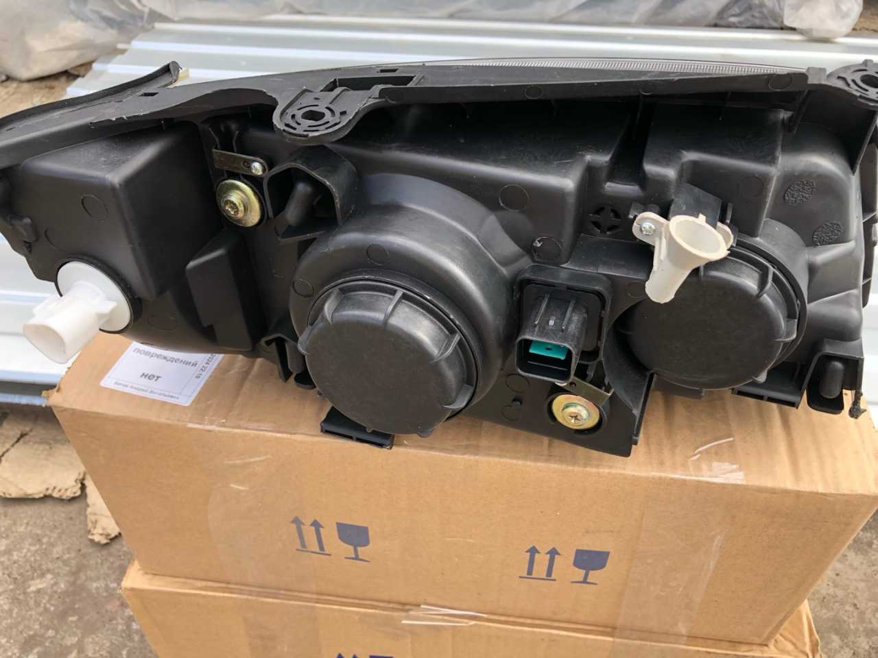 фара левая Hyundai Matrix 1 поколение 2005, 517151C200 - фото №1