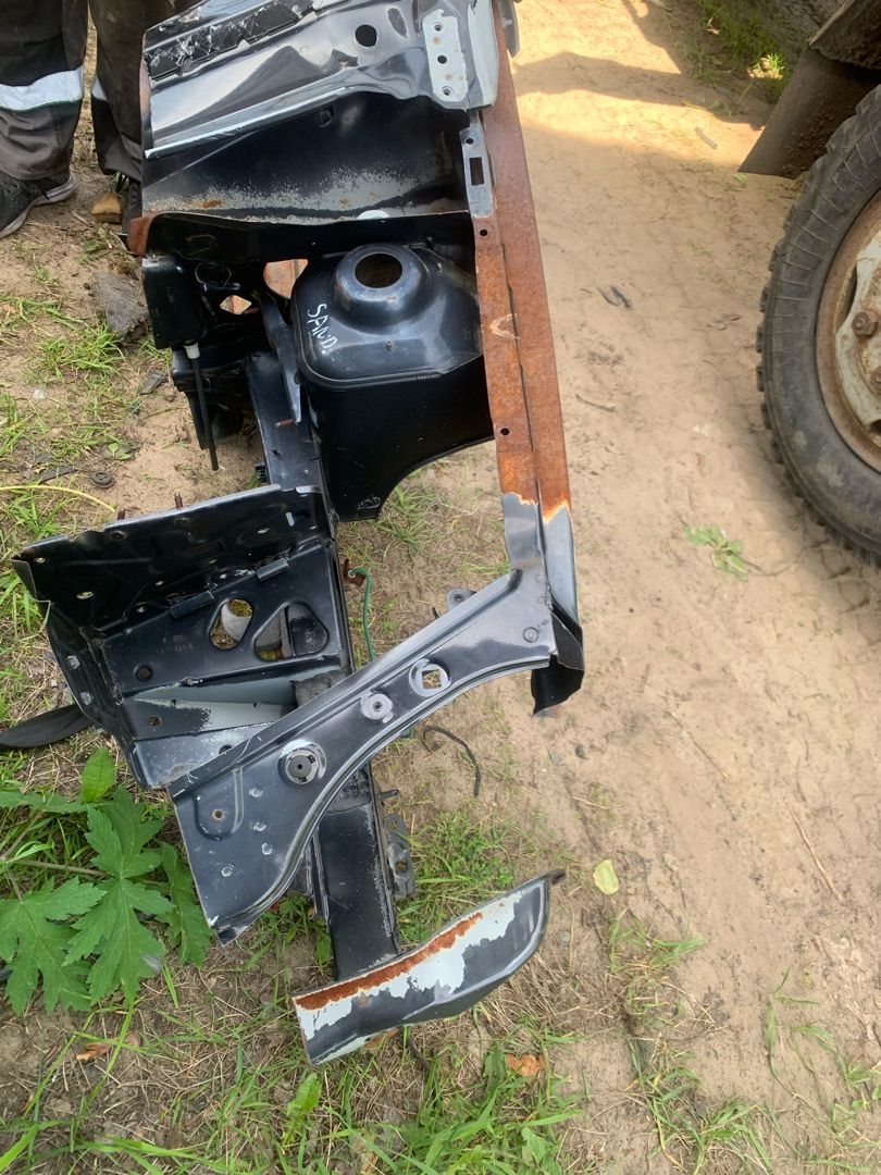 лонжерон левый Renault Sandero 1 поколение 2012, хетчбэк 5 дв. - фото №1