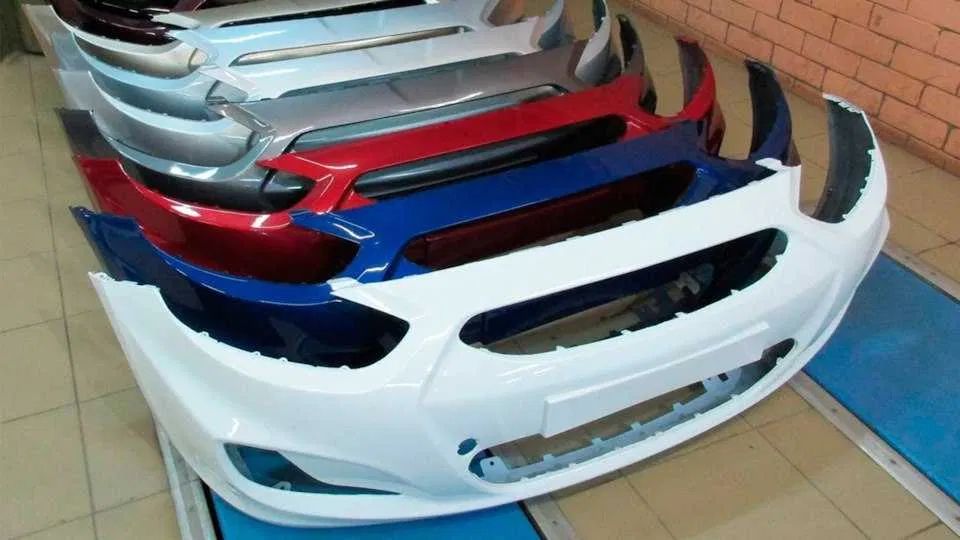 бампер передний Hyundai Solaris 1 поколение 2012, 865114L500 - фото №1