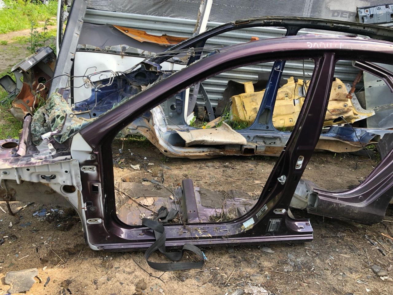 порог левый Hyundai Elantra HD 2010, седан, 701002H5A0 - фото №1