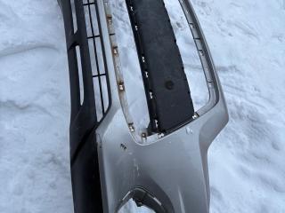 бампер передний Mitsubishi ASX 1 поколение [рестайлинг] 2013, серебристый, 6400F754, 6400F756, 6400F307