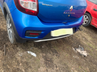 бампер задний Renault Sandero Stepway 2 поколение 2017, хетчбэк 5 дв., 850229678R