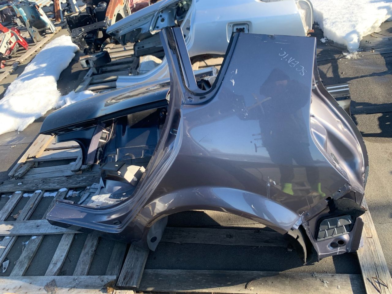 крыло заднее левое Renault Scenic 2 поколение 2006 - фото №1