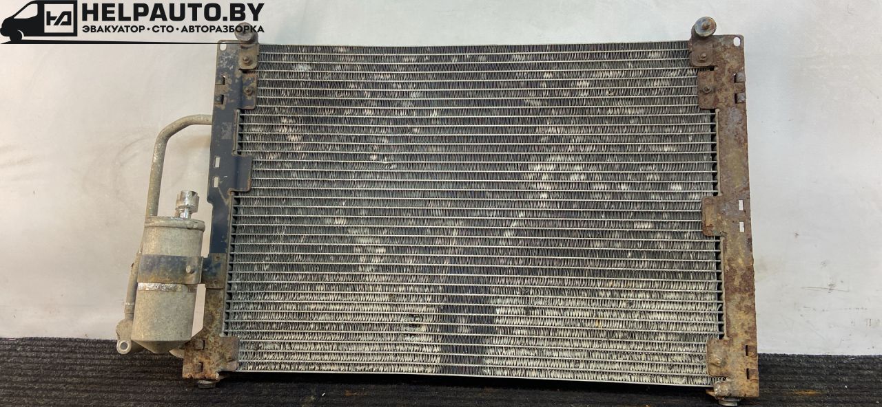 радиатор кондиционера Chevrolet Lanos 1 поколение 2003, 1.5 л., A15SMS, бензин, МКПП, зелёный, седан, передний привод - фото №1