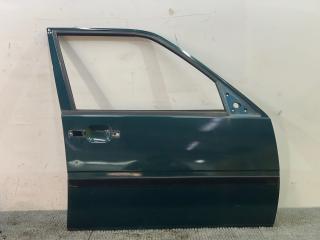дверь передняя правая Volvo 460 1 поколение 1993, 2.0 л., бензин, МКПП, зелёный, седан, передний привод