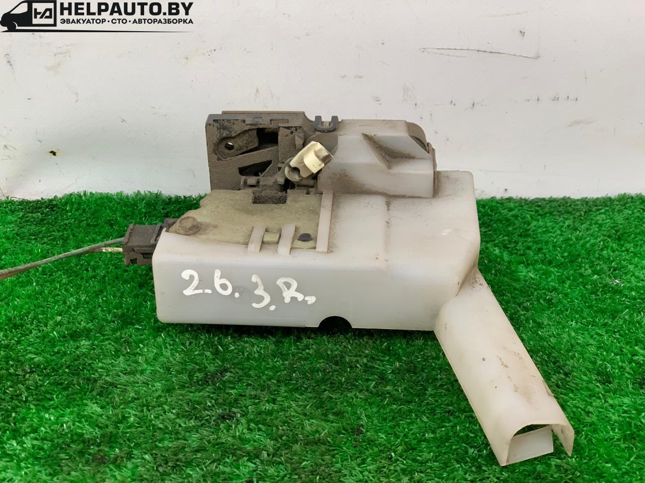 замок двери задней правой Renault Scenic 1 поколение 1997, 1.9 л., F8Q 786, дизель, МКПП, серый, передний привод - фото №1