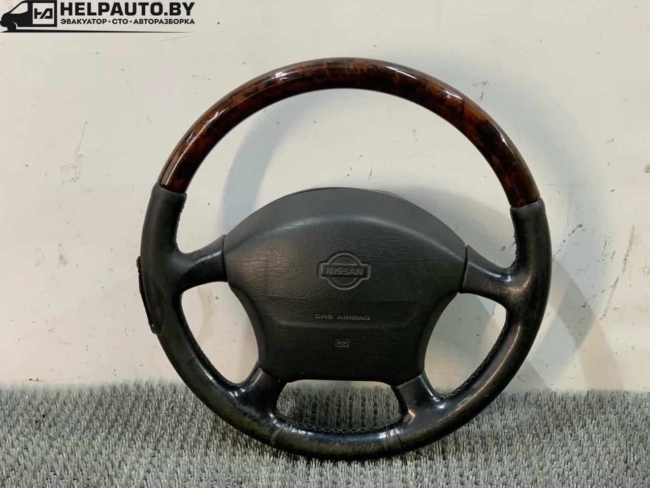 руль Nissan Primera P11 1998, 2.0 л., SR20DE, бензин, 5МКПП, серебристый, седан, передний привод - фото №1
