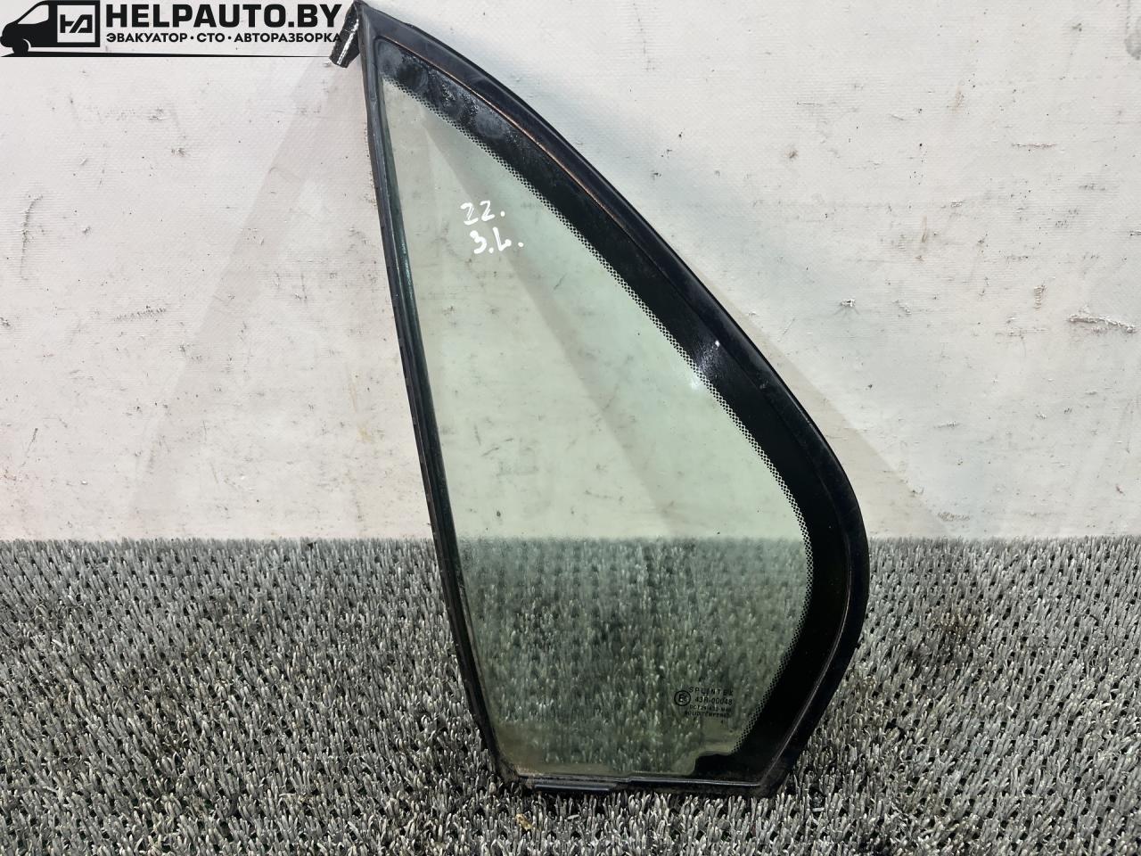 форточка задняя левая Rover 600 Series 1 поколение 1994, 2.0 л., бензин, МКПП, зелёный, седан, передний привод, 43R-00048, DOT24-AS2-M40 - фото №1